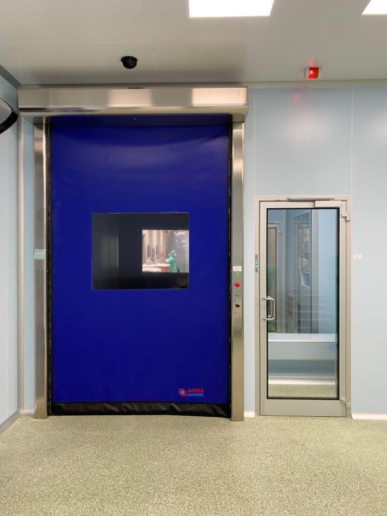 Snelloopdeur cleanrooms