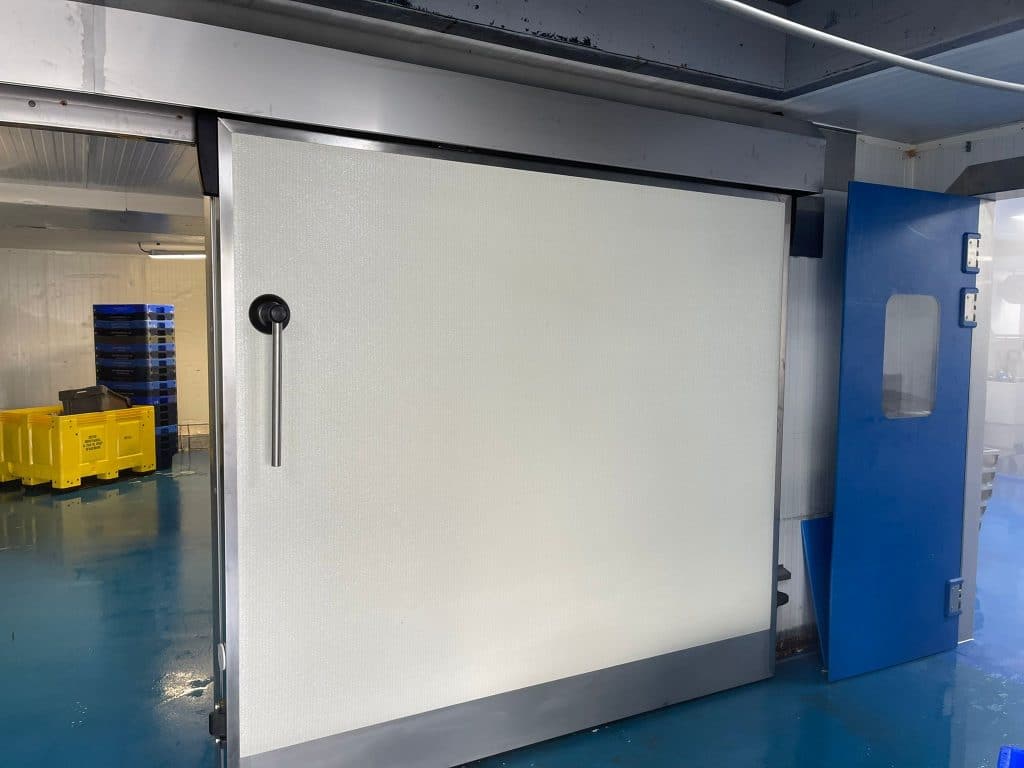 automatische schuifdeur voor vishandel